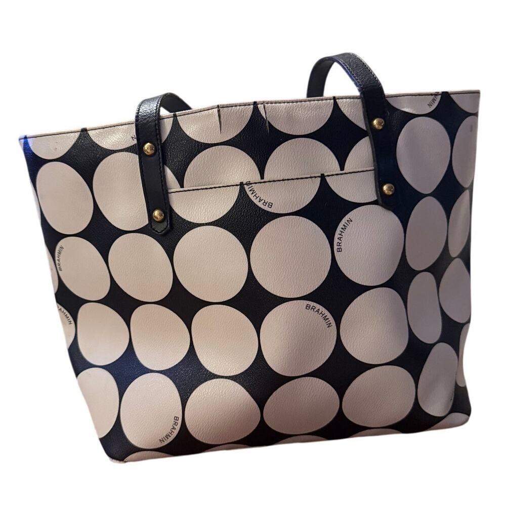 Brahmin Barcelona Polka Dot Tote Bag
